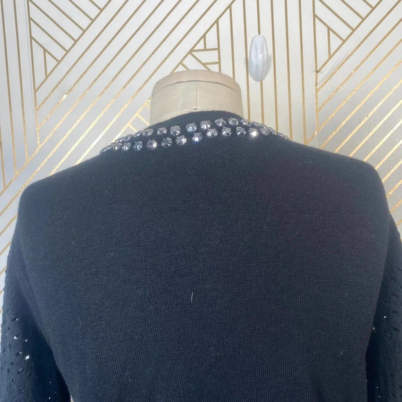 Diane von Furstenberg Donna Cardigan Sweater Black - Picture 10 of 12